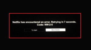 netflix error code: nw-2-5