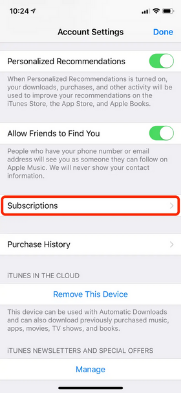 Cancel netflix subscription on iOS