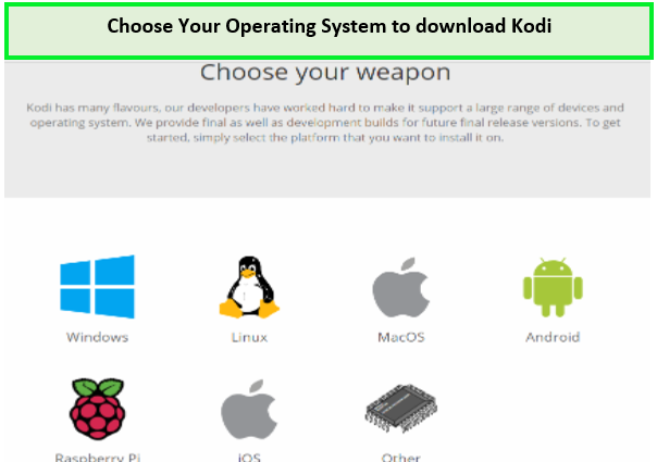 Choose your operating system