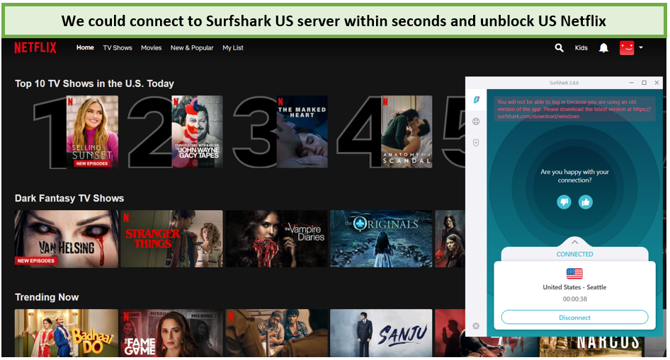 Change Netflix Region on Firetsick with Surfshark