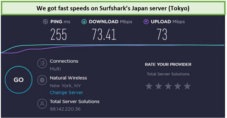 surfshark-japan-speed